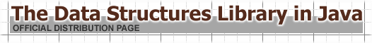 The Data Structures Library in Java