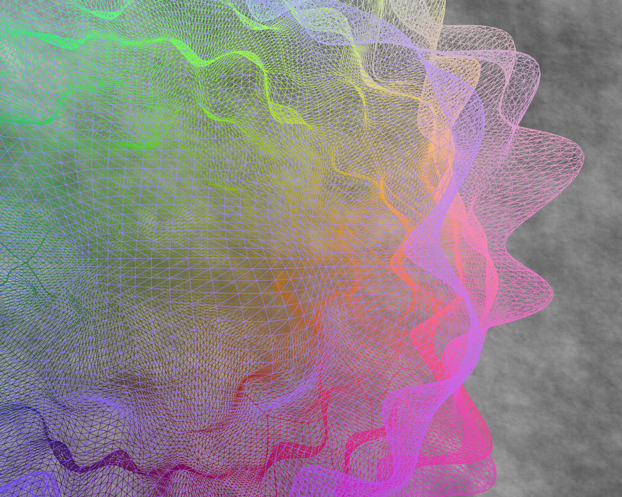 A screenshot of my program as I was still implementing and testing different shaders.
