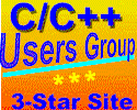 C/C++ Users
Group three-star site
